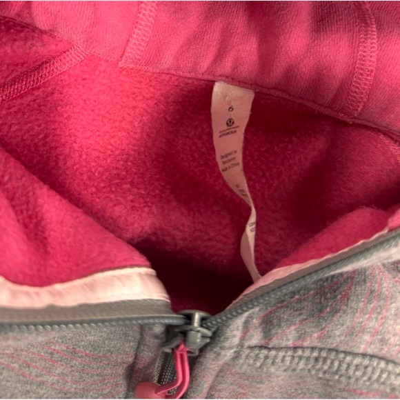 Lululemon Grey/Pink Design Y2K Scuba Hoodie - Picture 4 of 4